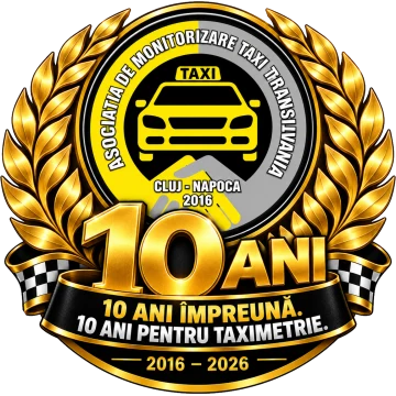 10 ani AMTT · 2016–2026 — 10 ani împreună, 10 ani pentru taximetrie