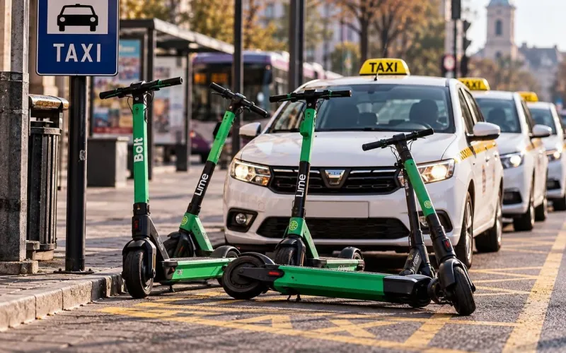 Știați că o trotinetă de închiriat din Cluj e ridicată de Primărie, în medie, de 1,5 ori pe an?