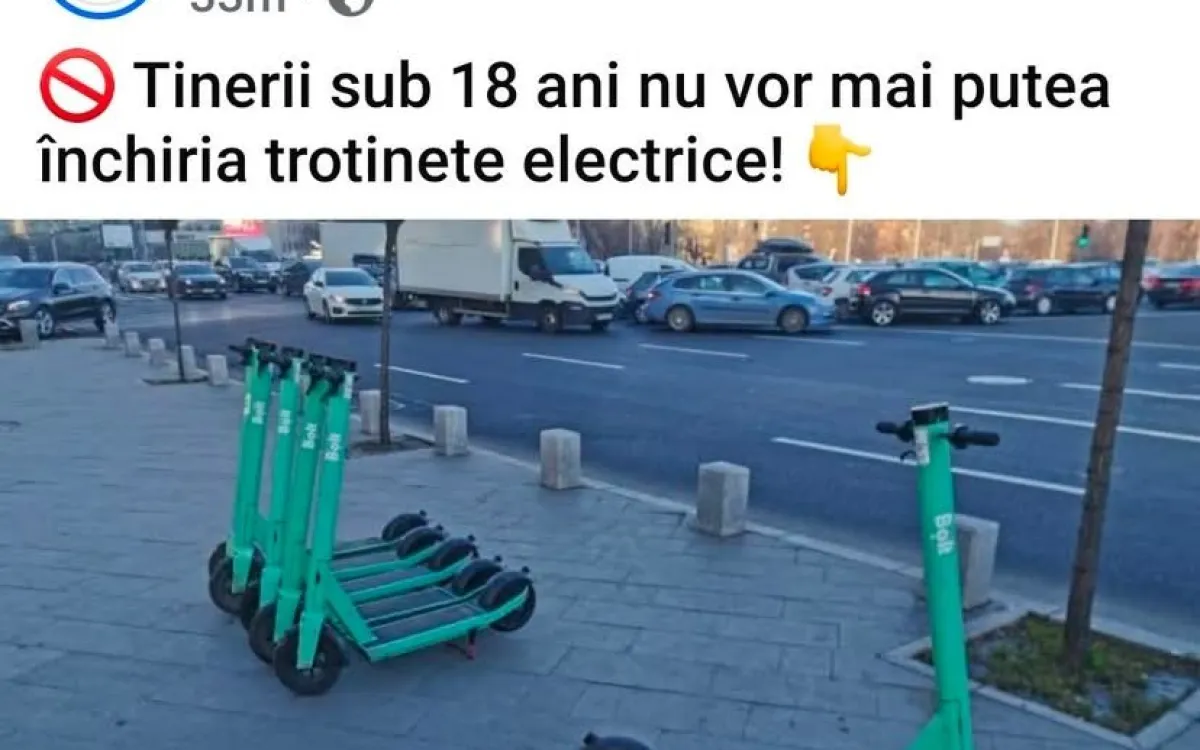 BUCUREȘTIUL PUNE REGULI PENTRU TROTINETELE ELECTRICE. CLUJUL?